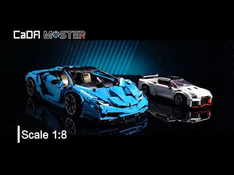 Bricksclubs-- Technic Lamborghini Centenario Master Series MOC Super Car Compatible with lego
