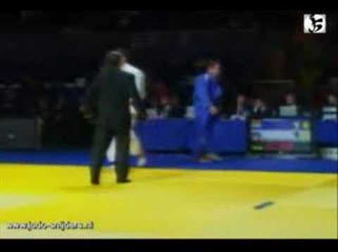 Judo Moscow 2008 Bierau (GER) - Bayarjavkhlan (MGL)