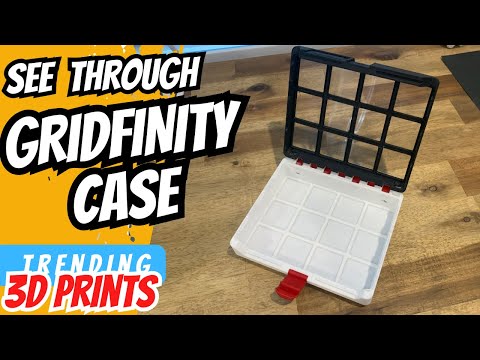 Gridfinity portable case.  Organization transformed with a DIY parts case