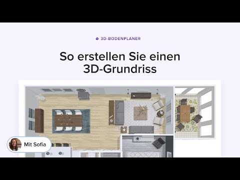 So erstellen Sie einen 3D-Grundriss
