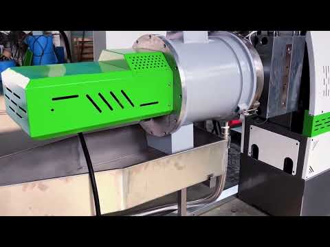 Trial Run: Two Stage Compaction Pelletizing Machine for PP PE Film