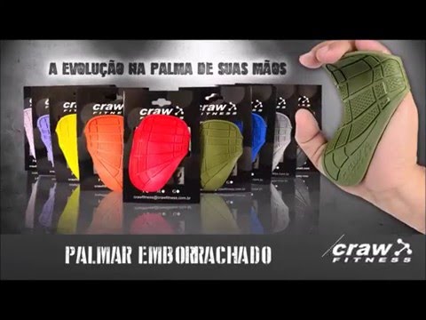 PALMAR MUSCULAÇÃO EMBORRACHADO CRAWFITNESS