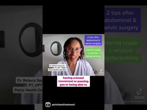 2 tips after abdominal and pelvic surgery