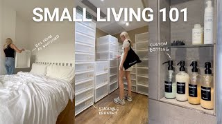 How to organize and decorate small apartment | 8 tips & hacks ✨ ad