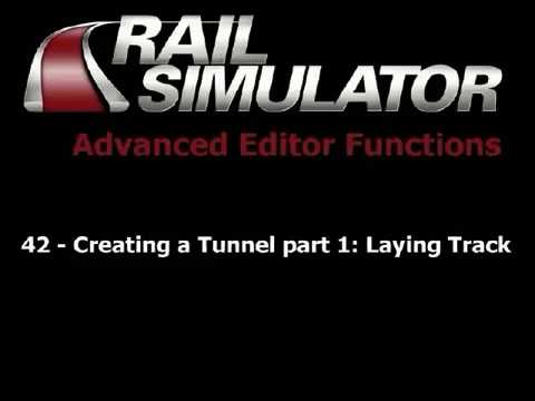 42 Creating a Tunnel part 1   Rail Simulator Tutorials on Blip