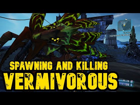 How To Spawn Vermivorous The Invincible - Borderlands 2 - Solo TVHM