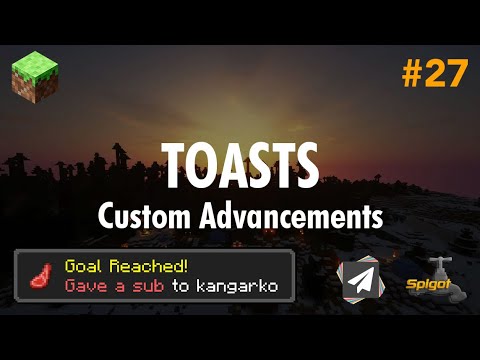 Ep27. Toasts (Advancements) - Minecraft Plugin Development