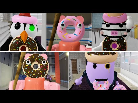 ROBLOX PIGGY DONUT JUMPSCARES - Roblox Piggy Book 2 rp