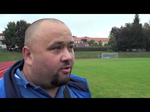 14.9.2013 Před a pozápasové rozhovory Jiskra Domažlice B - Slavoj Koloveč ( 2 : 3 )