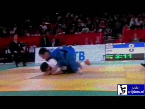 Judo 2010 Grand Slam Paris: Ki-Chun Wang (KOR) - Yasuhiro Awano (JPN) [-73kg] semi-final