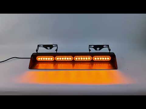 Проблесковая балка под лобовое стекло Samrai S06T-4 на присосках