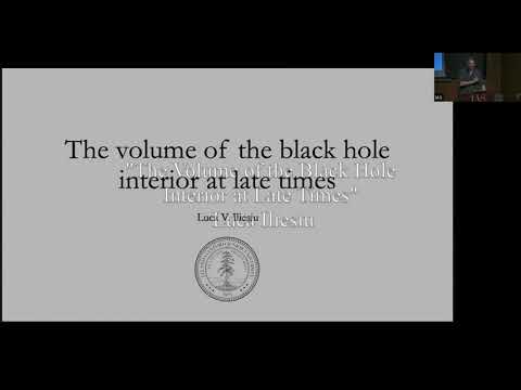 The Volume of the Black Hole Interior at Late Times - Luca Iliesiu