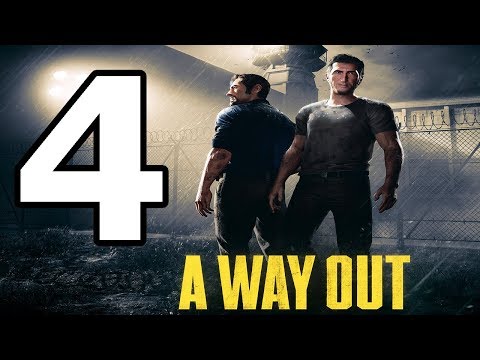 A Way Out Walkthrough Part 4 - No Commentary Playthrough (PS4)
