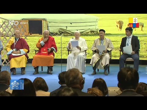 Rencontre oecuménique et interreligieuse au « Théâtre Hun » en Mongolie