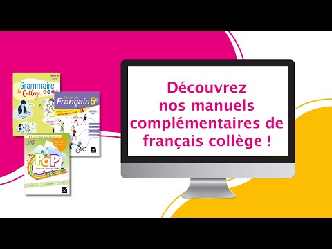 Nos manuels complémentaires de Francais pour le collège Hatier