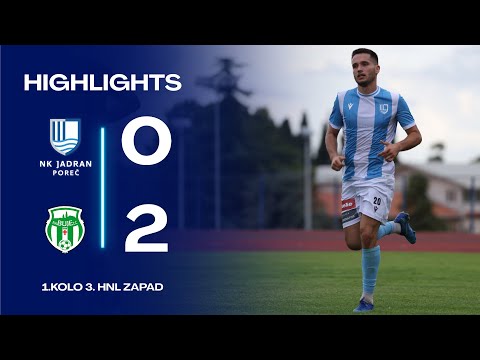 NK Jadran Poreč - NK Buje Highlights - 1.kolo 3. HNL Zapad (30.8.2025.)