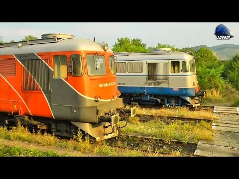 Trenuri pe Magistrala 300 pe Apus Alesd - Tileagd Trains on Line 300 on Sunset - 23 July 2015