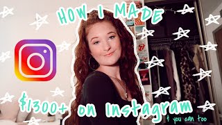 HOW I MADE $1300+ ON INSTAGRAM // how to sell clothes on Instagram(starting an insta thrift shop)