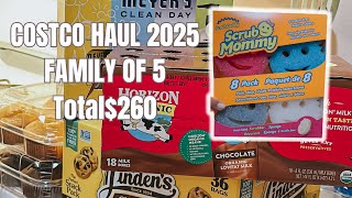 Costco Haul 2025 | Items to buy at Costco | Weekly grocery on a budget | Family of 5