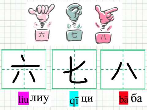 Как научиться писать китайские иероглифы. Счет от 1 до 10