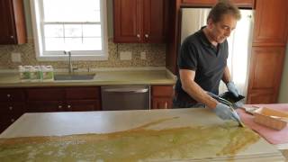Concrete Countertops - Stain with Z Aqua-Tint