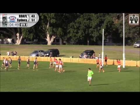BDAFL Rep v AFL Sydney Rep Highlights @No1 Sportsground
