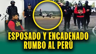 La entrega de 'El Monstruo' a autoridades peruanas: Avión despega con destino a nuestro país