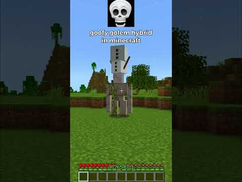 Creating a Goofy Golem Hybrid in Minecraft