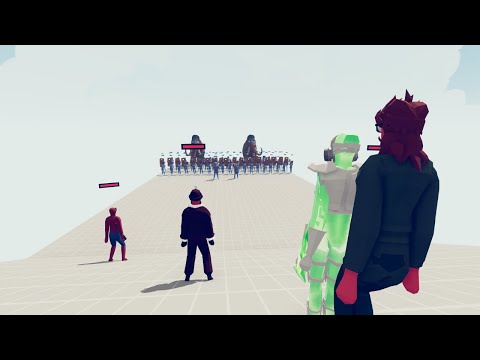 THE NEW JOJO + SNOW ROLLER + SPIDER vs EVERY FACTIONS - | TABS - Totally Accurate Battle Simulator