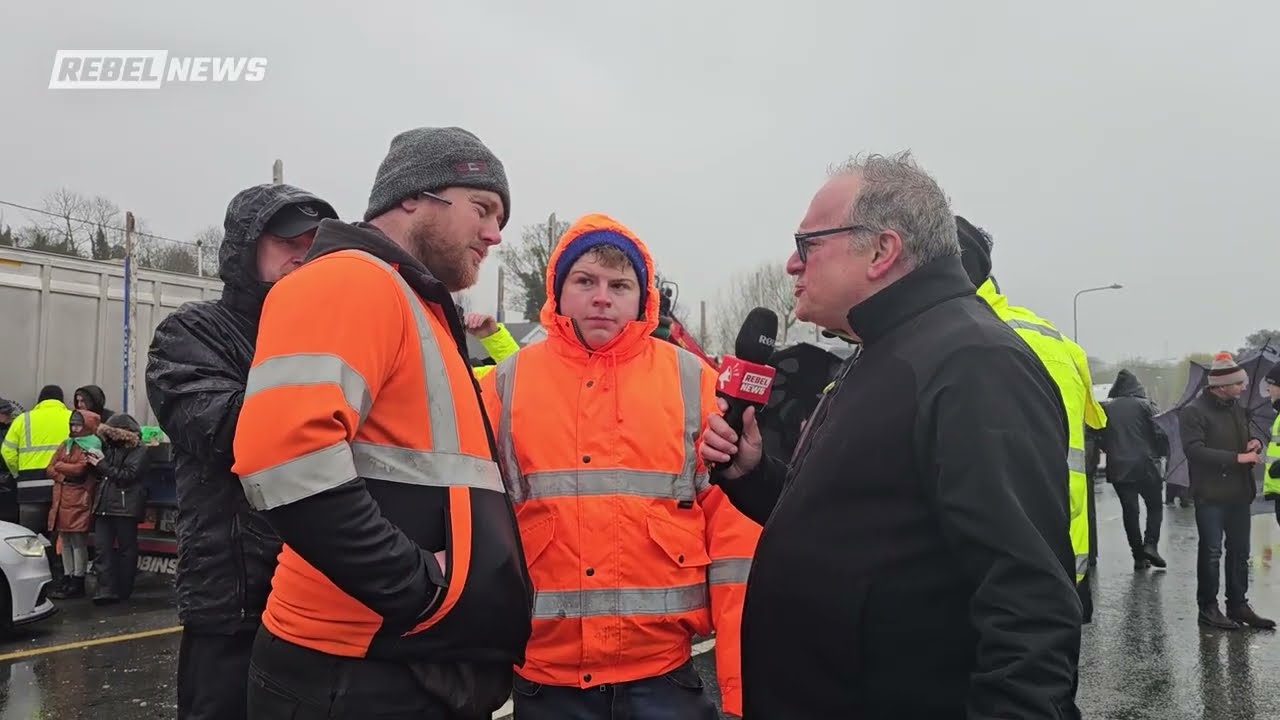'They're not about the working man': Whitegate refinery protesters speak to Ezra Levant in Ireland