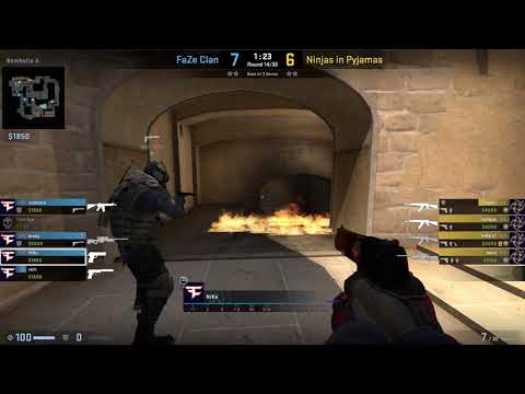 CS:GO POV Demo FaZe NiKo (22/13) vs NiP (de_mirage)