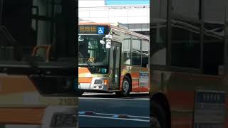 20191005🟥江ノ電バス鎌倉営210(横浜200か4560/QKG-MP38FM)🚌戸塚駅にて #shorts