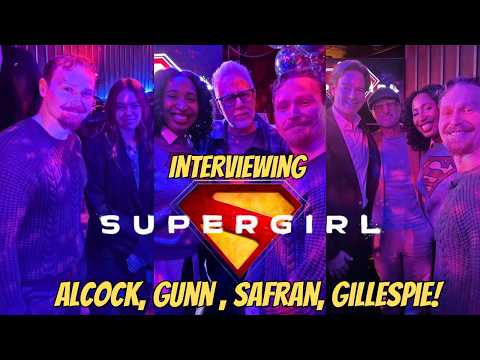 SUPERGIRL - Talking with MILLY ALCOCK, Director CRAIG GILLESPIE, JAMES GUNN & PETER SAFRAN