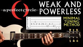 A Perfect Circle Weak And Powerless Guitar Lesson / Guitar Tab / Guitar Tabs / Chords / Cover