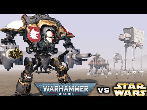 Imperial Guard vs Galactic Republic - Warhammer 40k vs Star Wars | Men of War: Assault Squad 2