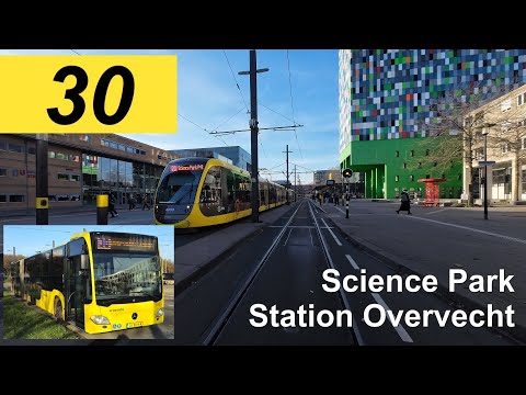 U-OV lijn 30: Science Park - Station Overvecht | Qbuzz Utrecht | Qbuzz 4138 | 2024