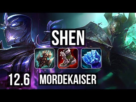 SHEN vs MORDEKAISER (TOP) | 8/1/10, 400+ games, 900K mastery | EUW Diamond | 12.6