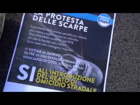 Omicidio stradale: flash mob a Firenze