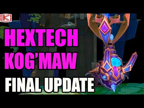 3D HEXTECH KOG'MAW SKIN SPOTLIGHT FINAL UPDATE - League of Legends