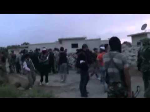 توجه عناصر كتيبة شهداء عدوان لتحرير بلدة عين ذكر في ريف درعا