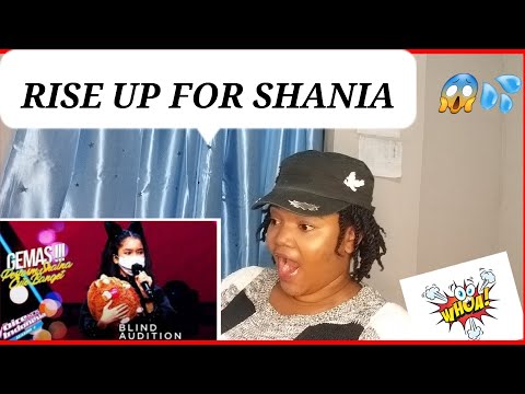 Shaina Putri - Rise Up Blind Auditions | The Voice Kids Indonesia 2021 |  BLACK GIRL REACTS