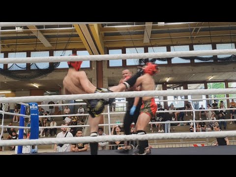 Second Amateur Kickboxing Fight | Reinach Basel Switzerland (2x2min -67kg)
