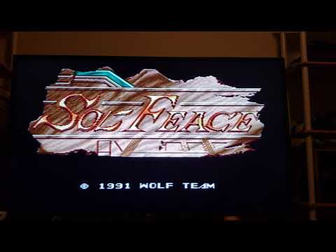 Testing Sega CD and 32x hookup Sol Feace