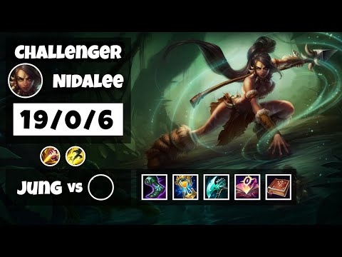 Nidalee Jungle S11 11.17 Challenger Replay (19/0/6) - KOREAN