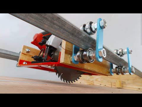 Making A Circular Saw Sliding Guide | Homemade Sliding Saw Very Easy