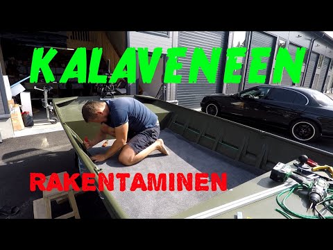 KALAVENEEN RAKENTAMINEN - ALUMACRAFT JON BOAT MODIFICATION