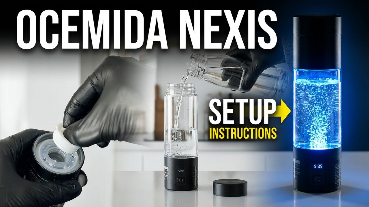 How a hydrogen water bottle works