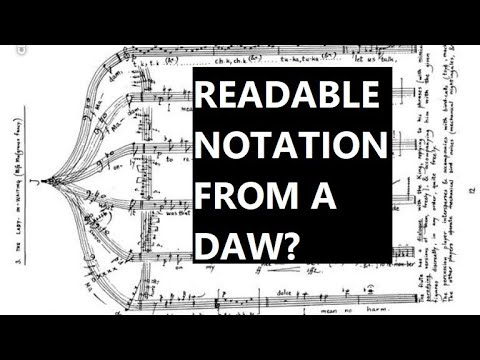 DAW MIDI to Notation - watch out!