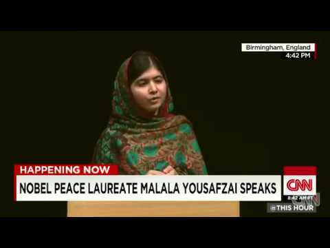 Raw Video Malala Yousafzais entire Nobel prize speech