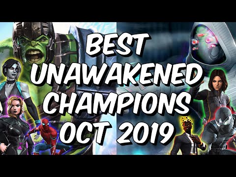 Best Unawakened Champions Ranked October 2019 - Seatin's Tier List - Marvel Contest Of Champions